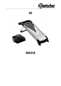 Handleiding Bartscher 500319 Mandoline