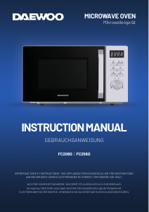 Manual Daewoo FC206G Microwave