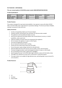 Manual Home & Marker Foldcook Kettle
