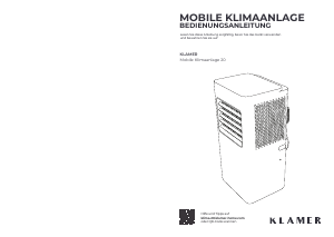 Bedienungsanleitung Klamer 20 Klimagerät