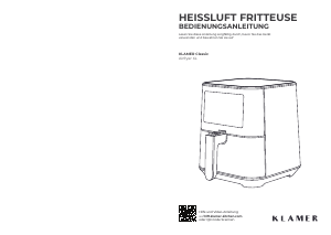 Bedienungsanleitung Klamer Classic XL Fritteuse