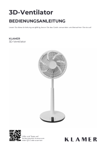 Bedienungsanleitung Klamer 91735 Ventilator