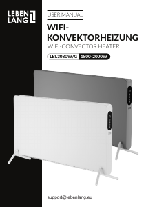 Bedienungsanleitung Lebenlang LBL3080G Heizgerät