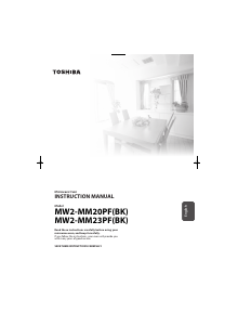 Használati útmutató Toshiba MW2-MM20PF(BK) Mikrohullámú sütő