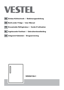 Mode d’emploi Vestel VEKS2136-1 Réfrigérateur