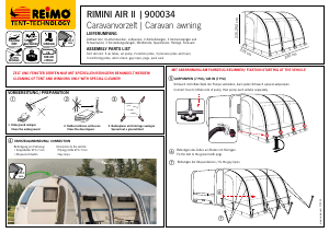 Manual Reimo Rimini Air II Awning