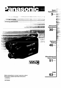 Manual Panasonic NV-V10B Camcorder