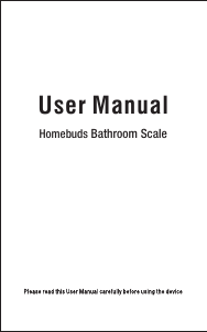 Manual de uso Homebuds HB905 Báscula