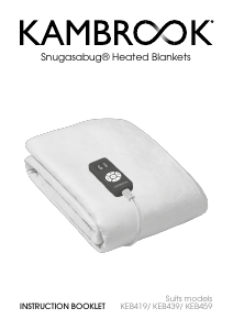 Manual Kambrook KEB459WHT Snugasabug Electric Blanket