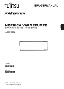 Brugsanvisning Fujitsu AOYG09LMCBN Varmepumpe