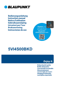 Handleiding Blaupunkt 5VI 4S00BKD Vaatwasser