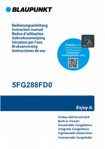 Handleiding Blaupunkt 5FG 288FD0 Vriezer