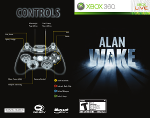 Handleiding Microsoft Xbox 360 Alan Wake