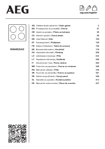 Manual AEG NII64B30AZ Plită