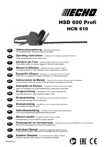 Brugsanvisning Echo HCR-610 Hækkeklipper
