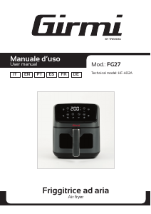 Manual de uso Girmi FG27 Freidora