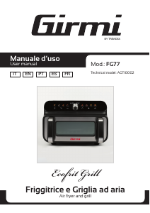 Manual Girmi FG77 Forno