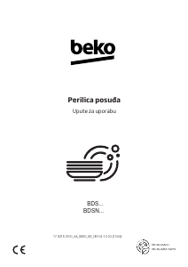 Priručnik BEKO BDSN153E3X Perilica posuđa