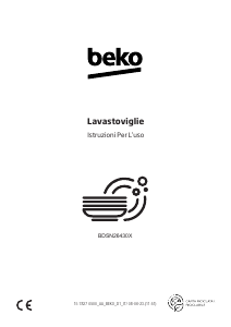 Manuale BEKO BDSN26430X Lavastoviglie