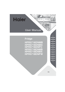 Manual Haier HPR5718ENPW Fridge-Freezer