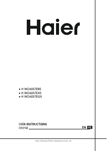 Manual Haier HWO60S7EX5 N Oven