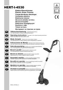 Manuál Hurricane HERT-I-4530 Strunová sekačka