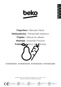 Manuale BEKO B1RCNE364XB Frigorifero-congelatore