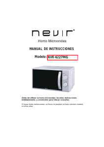 Manual Nevir NVR-6227MG Microwave