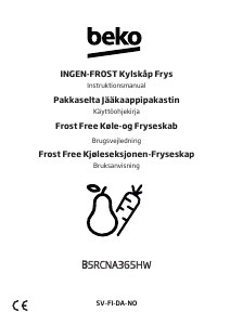 Bruksanvisning BEKO B5RCNA365HW Kyl-frys