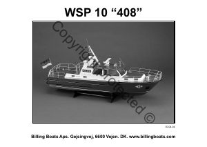 Bedienungsanleitung Billing Boats set BB408 Boatkits WSP10 Polizeiboot