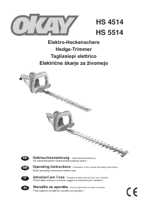 Bedienungsanleitung OKAY HS 4514 Heckenschere