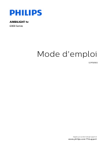 Mode d’emploi Philips 32PFS6900 Téléviseur LED