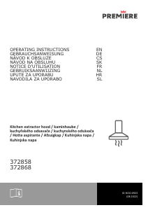 Mode d’emploi Premiere 372858 Hotte aspirante