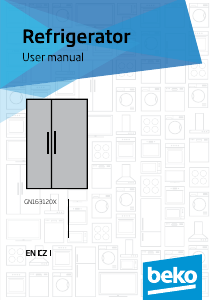 Instrukcja BEKO GN163120 Lodówko-zamrażarka