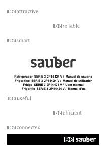 Manual Sauber SERIE 3-2P14424-V Frigorífico combinado