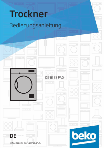 Bedienungsanleitung BEKO DE 8533 PA0 Trockner