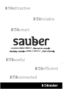 Manual de uso Sauber SERIE 3-W6123V Lavadora