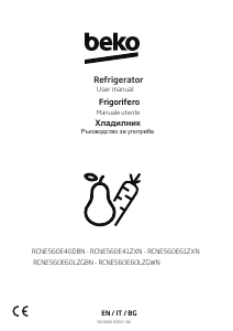 Manuale BEKO RCNE560E61ZXN Frigorifero-congelatore