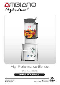 Manual Ambiano CY-326 Blender