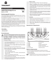 Bedienungsanleitung Toolcraft 1377557 Wasserwaage