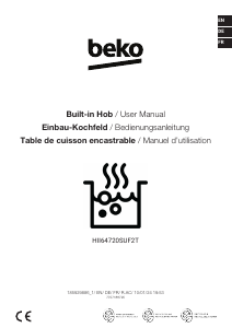 Mode d’emploi BEKO HII64720SUF2T Table de cuisson