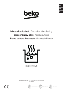 Manuale BEKO HIXI 84700 UF Piano cottura