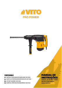 Manual de uso Vito VIMPDM840 Martillo perforador