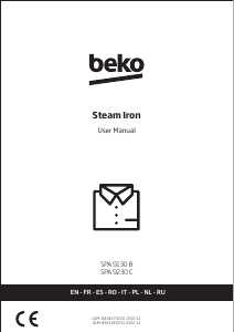 Руководство BEKO SPA 9130 B Утюг