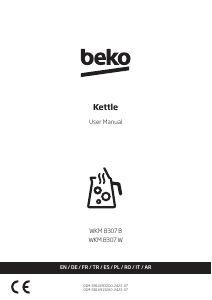 Manual BEKO WKM 8307 B Fierbător
