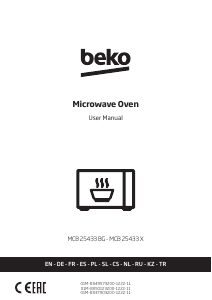 Manual de uso BEKO MCB 25433 BG Microondas