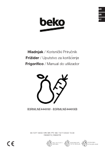 Priručnik BEKO B3RMLNE444HXB Hladnjak