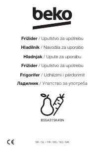 Priručnik BEKO BSSA315K4SN Hladnjak
