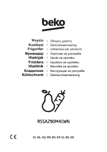 Прирачник BEKO RSSA290M41WN Фрижидер