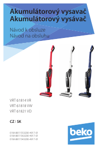 Návod BEKO VRT 61821 VD Vysávač